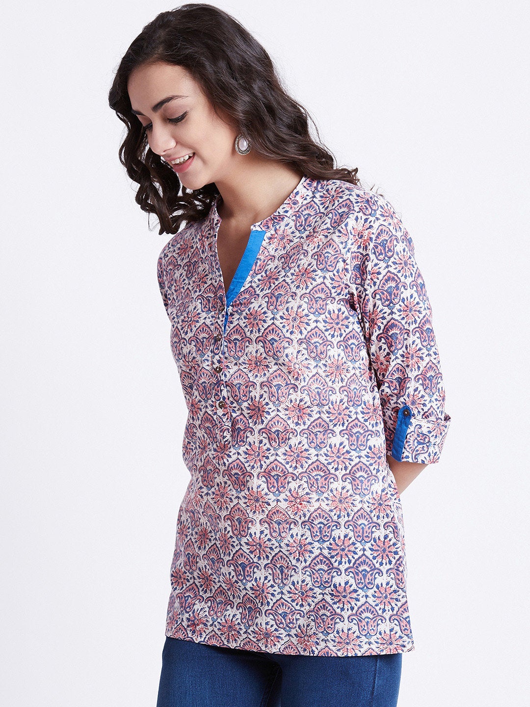 IshDeena Indian Kurtis for Women Indian Style Cotton India | Ubuy